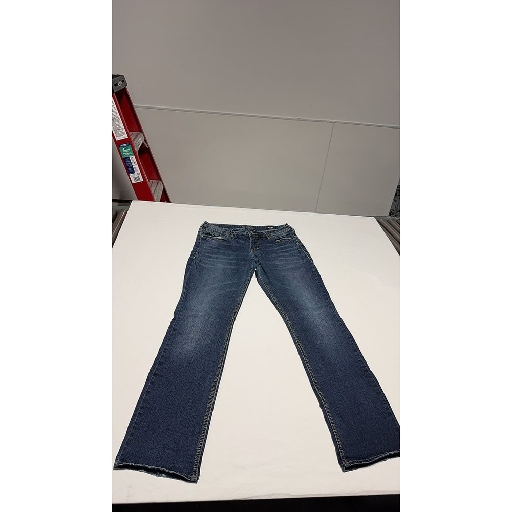 Silver Jeans Co Suki Mid-Rise Bootcut Jeans Blue W31 L33 Fluid Denim